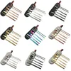 New 8pcs / lot Louça portátil Beber Set palha de aço inoxidável talheres conjunto de faca Fork Colher escova de limpeza palhas Faqueiro 6064