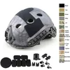 Tactical Airsoft PJ 빠른 헬멧 야외 장비 Paintabll Shooting Head Protection Gear ABS 간단한 버전 NO01-010