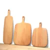 Trä skärbrädor Mode Fruktplatta Hela Wood Chopping Block Bok Bakning Bröd Board Tool Ingen Sprickande Deformation TTA2023-1
