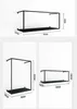 3pcs Wall luggage carrier television Living Room Furniture background Multifunctional storage rack Creative wall-mounted display racks Square iron frame