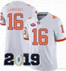 LSU Tigers Jersey Burrow Clemson Joe 16 Trevor Lawrence 9 Travis Etienne Jr. NCAA Amerikansk fotboll Tröjor Tom Brady Vuxen Storlek CaAQ