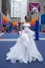 2019 Berta Beach Mermaid Trouwjurken met afneembare overskirts Off Shoulder Satin Bridal Jurken Plus Size Trouwjurk Robe de Mariée