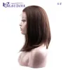 Beva Lace Front perruques de cheveux humains pour les femmes brésilienne droite couleur naturelle 2 # 4 # dentelle frontale perruque avec des cheveux de bébé 8A Grade Hair3670893