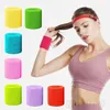 Fashion Solid color wrist guard outdoors sports wrist guard set fitness running breathable Sweat absorbing knitting wrist guard T9I00440