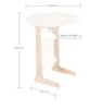 Barnbord Nordic Style Minimalistisk soffa Composion kan vara upptagen Light Shorted Justerbar höjd Litet Tea Lazy Bedside Table