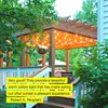 Waterdichte LED Outdoor String Light Opgeschort Dimbaar 2W Vintage Edison Gloeilamp 48 FT Commercieel Garden Light