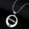 Pendentif Marshall rond tendance en acier inoxydable Marshall Island Jewelry