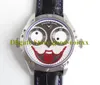 7スタイルメンズウォッチTWファクトリーV3SバージョンKonstantin Chaykin Joker Time MoonPhaseディスプレイ自動レザームーン時計男性腕時計