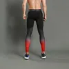 Pantaloni a compressione da corsa alla moda-casual Collant da uomo Leggings sportivi Fitness Abbigliamento sportivo Pantaloni lunghi Pantaloni da allenamento per palestra Leggin skinny Hombre