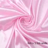 Wreaths 1.5*6M Solid Color Terylene Fabric Wedding Arch Draping Fabric Voile Arbor Drapes for Outdoor Wedding Ceremony Party Curtains