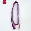 Muttco Retailing Personlig speciell hundkrage Purple Flower Creative Style Dog Collar and Leasches 5 Storlekar UDC049M8328400