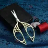 DHL Vintage Scissor Needlework Handikraft Broderi Stitch European Retro Classic Craft Sy skräddarsy sax verktyg 11 * 5cm sn3220