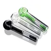 Paarse glazen pijpen roken tabak roken accessoires Water Bongs Glazen olie -brander Bubbler