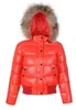 Mode winter down jassen vrouwen designer kleding puffer puffer capuchon jas jas dames topkwaliteit buitenwarm bont lagen voor vrouwelijke A13 online