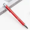 أسلوب بسيط قلم أقلام الليزر الملونة تصميم الإعلان الشركة توقيع المعادن القلم اللوازم المكتبية المدرسة الكتابة هدية