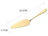 Kleurrijke roestvrijstalen cakeschep met gekartelde rand Serverbladsnijder Taart Pizzaschep Taartspatel Bakgereedschap