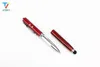 4 in 1 puntatore laser torcia a LED penna a sfera stilo touch screen per iPhone per Ipad per Samsung portatile 50 pz / lotto