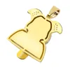Высокого качество желтого золото гальванического Полный Pat собака подвеска ожерелье для мужчин Женщины Hot Hip Hop DJ ожерелье подарка ювелирных изделий