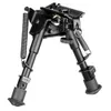 6-9 인치 bipod 고 충격 방지 스위블 시리즈 묶음으로 조정하는이 bipod 묶음 사냥을위한 바이팟