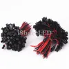 100 pares Conector JST de 2 pines Accesorios de iluminación Conector de tira LED SM Cable rojo negro para 5050 3528 Tira de LED de un solo color Downlight 10 cm 15 cm