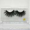 25/50/100 쌍 무료 DHL VIP MOMO 25mm LASHES 극적인 밍크 속눈썹 소프트 긴 3D 밍크 속눈썹 Crisscross 전체 볼륨 눈썹 메이크업