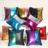 39 Design Reversible Sequin Pillow Cover Mermaid Pillow Case Glitter Magic 2 Färger Byte av soffkudde Car Cover Xmas julklappar