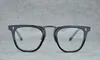 2020 NOUVEAU Norble OV NOMAD 49 lunettes en titane carré lunettes à grande jante monture pure-planche + verres de prescription en métal étuis complets