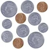 Money Coin 100pcsset Pennies 20セントのそれぞれ1セントのニックルズダイムとクォーターハーフドラーは、子供のための偽のプラスチックコイン学習を学んでいます。