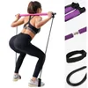 Portable Pilates Exercise Stick Toning Bar Fitness Home Yoga Gym Body Workout Body Abdominal Resistance Bands Rope Puller Kit