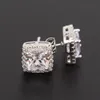 Men Diamond Stud Earrings Statement Stick Hip Hop Jewelry Luxury Designer Earings Iced Out Bling Brand Fashion Women Earring Acces225Z