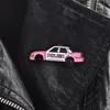 Police Car Police rose blanc mignon personnalité spéciale marée nouvelle broche Créative Creative Cartoon Denim Badge2074277