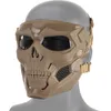 Tactical Scary Full Face Mask Skull Messenger Mask for hunting Airsoft CS Halloween Festival Party Movie props8393265