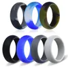 2020 New Food Grade Silicone Rings for Women Wedding Rubber Bands Hypoallergenic Flexible Silicone Sport Finger Ring