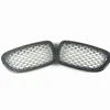 One Pair Diamond Style Mesh Grille F30 F31 F35 ABS Materiaal Kidney Grilles voor 3-serie Racing Grill