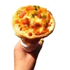 Pizza Cone Machine Equipment Kommersiell Industriell Pizza Cone Making Machine och Electric Pizza Oven Machine Pris