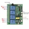 1000m High Power 10A Relais AC 220 V 4 CH 4CH Draadloze RF Afstandsbediening Schakelaar Zender Ontvanger, 315/433 MHz