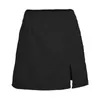 High waist A Line Skirts woman slit dresses vent skirt Midiskirt women bottom Summer fashion clothes