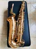 Francia Rollinsax Q3 Sassofono contralto in mi bemolle Strumenti in ottone Elettroforesi Sassofono contralto in oro con custodia in pelle