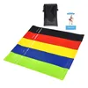 Home Sports Latex Resistance Bands Workout Exercise Yoga Resistance Band Elastic Fitness Pull Band 5Pcs/Set ZZA2074 100Sets