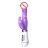 AA Designer Sex Toys Unisex G-Punkt Vibrierender Dildo Vibrator 10 Geschwindigkeiten Oral Clit Rabbit Vibratoren Intim Stimulieren Massage Sexspielzeug für Frauen Sexprodukte von DHL