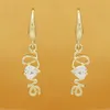 LOVE letters crystal earrings wedding series jewelry words love pearl earrings bridal gift