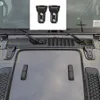 Bil ABS Carbon Fiber Door Hinge Dekorationskåpa 4 Dörr för Jeep Wrangler JL 2018+ Auto Exteriör Tillbehör