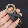 Outdoor Survival Emergency Rescue Blade Hook Kniv Finger Thumb Grip Rope Säkerhetsband Bil Säkerhetsbälte Cutter Gadget Keychain