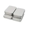 Rectangular Hinged Containers With Lid Metal Mini Empty Tin Box Wear Resistant Storage Organizer Hot Sale LX5991