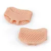 Coussinets d'orteil en gel de silicone souple Absorption des chocs au talon haut Anti-dérapant Coussinet de pied métatarsien Coussinet d'avant-pied Douleur au pied Coussinet de soins de santé