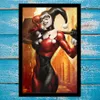 Dipinti ad olio Arte Harley Quinn Stampe HD Tela Poster di film Decorazione da parete Arte incorniciata - Pronto per essere appeso - Supporta la personalizzazione