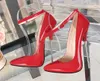 2019 Free Ladies Shipping Patent Leather 16CM Stiletto Metal High Heel Pillage Pointed Toes Sexy Party Wedding Dress SHO 7189