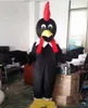 Dia das bruxas adorável frango preto traje da mascote pinto pintinho animal dos desenhos animados caráter trajes de carnaval de natal paty fancy dress