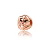 يناسب أساور Pandora 30pcs Rose Gold The Lion King Head Silver Charm Beads Tharms for Wholesale Diy European Snake Stain