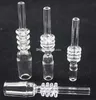 Domessess Quartz Nail 10mm 14mm 18mm Quartz Tips för oljeplattform Koncentrat DAB Glas Bongs Quartz Nails vs Titanium Nail